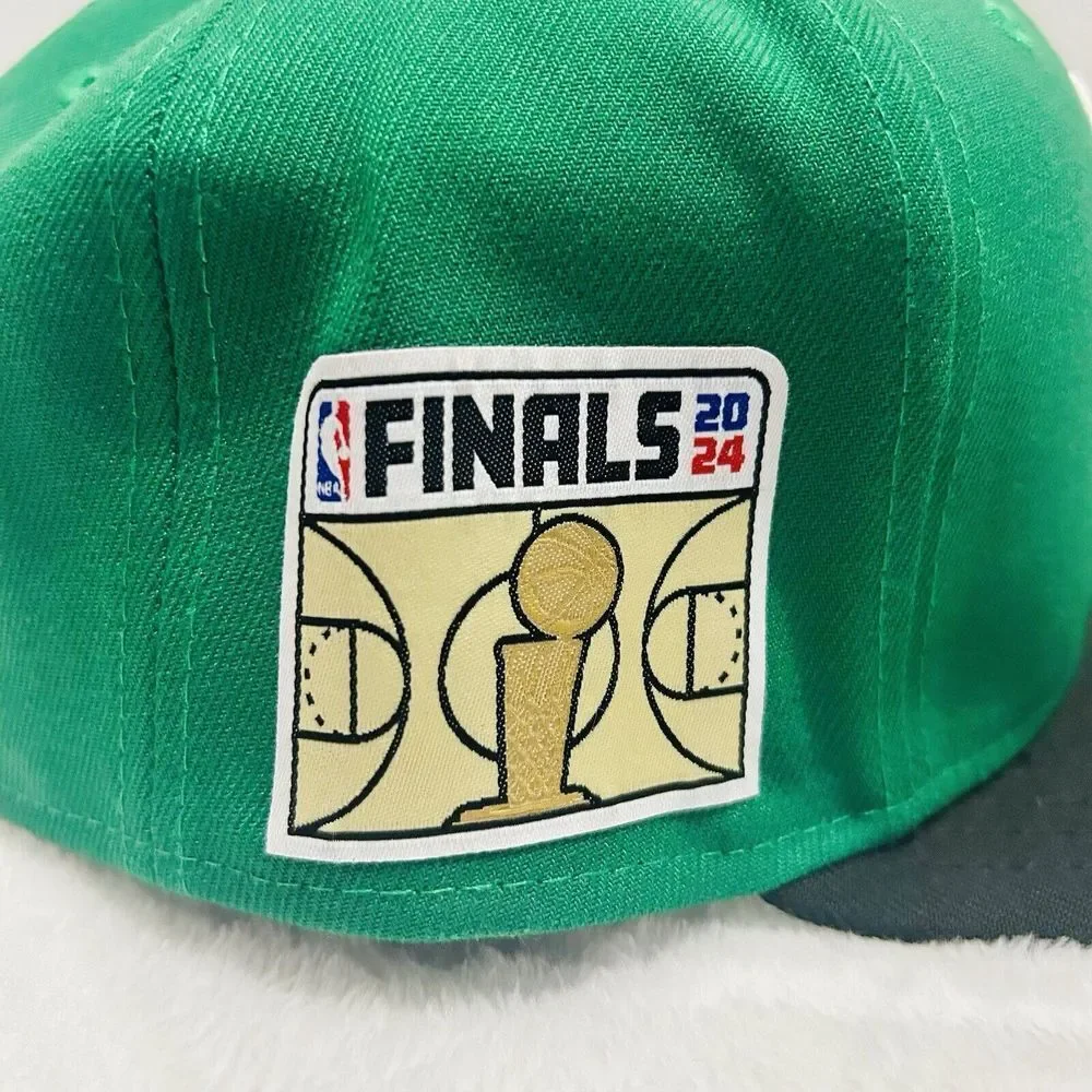 New Era Boston Celtics Finals‎ Patch 2-Tone 9FIFTY Snapback Hat Adjustable Green - Picture 5 of 7